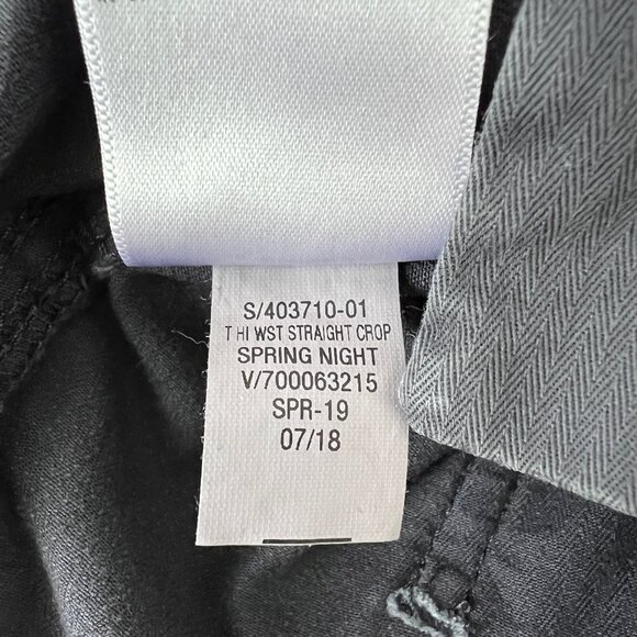 Gap Straight Chino Cropped Ankle Pants, Blue, Button Fly, Size 10, EC! - Picture 7 of 10